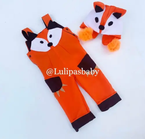 Roupa de raposinha para menino