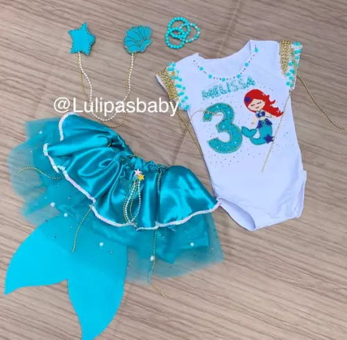 Roupa fantasia sereia