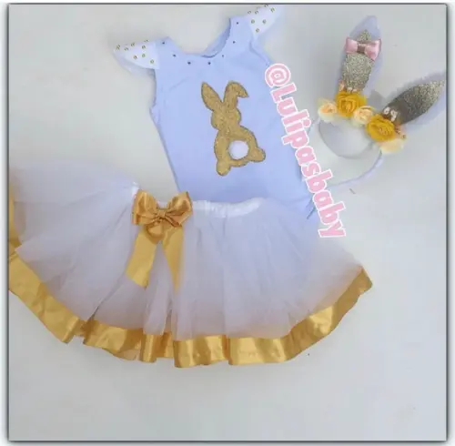 Roupa Infantil Páscoa Coelhinha
