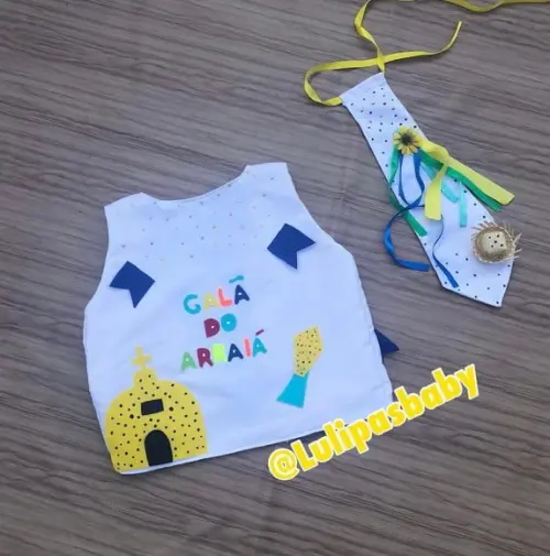 Roupa Junina Menino Caipirinha