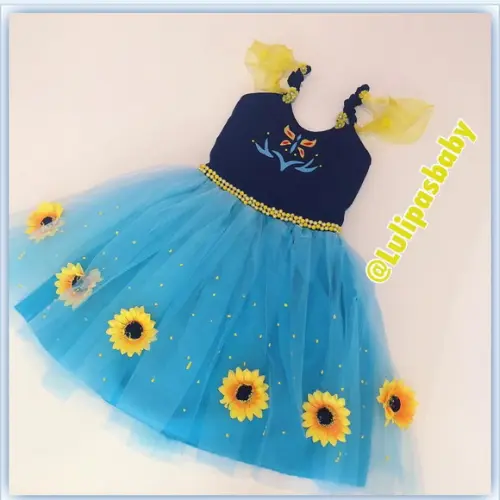 Vestido Anna Frozen Fever