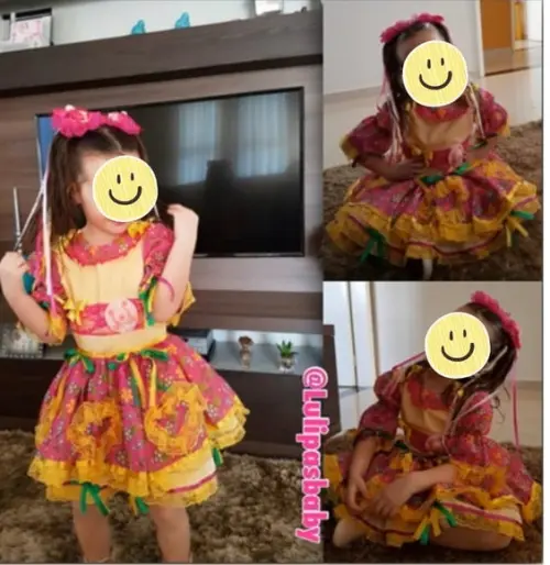 Vestido Caipira Infantil, Vestido Junino Infantil