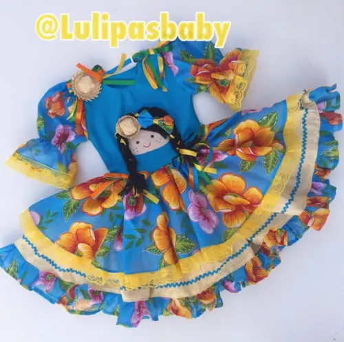 Vestido Caipira Menina