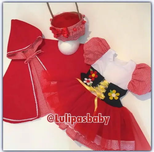 Vestido chapeuzinho vermelho