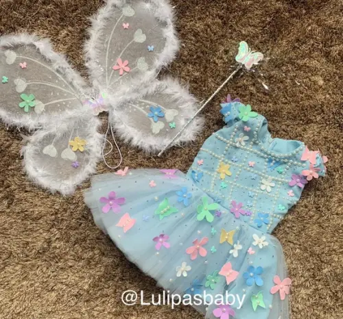Vestido de Fada Azul Candy