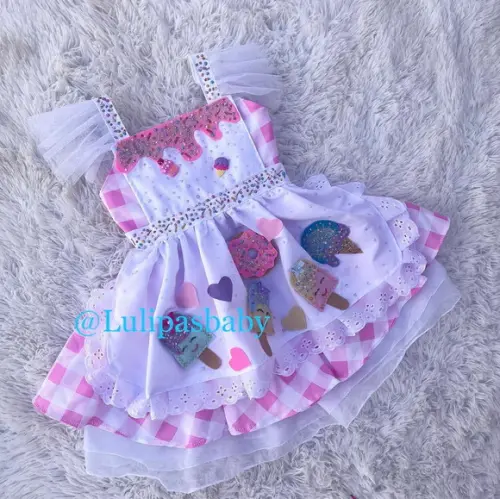Vestido Doces Guloseimas Confeitaria