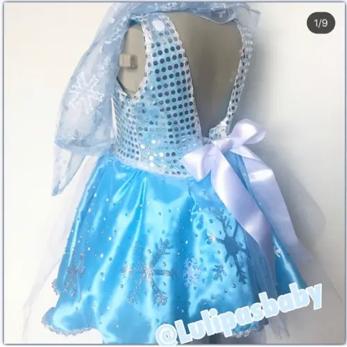 Vestido Elsa Frozen