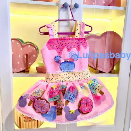 Vestido Infantil Minnie Doces