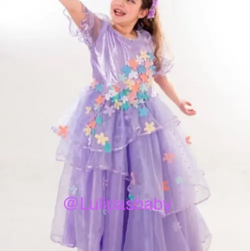 Vestido Isabela Madrigal Filme Encanto