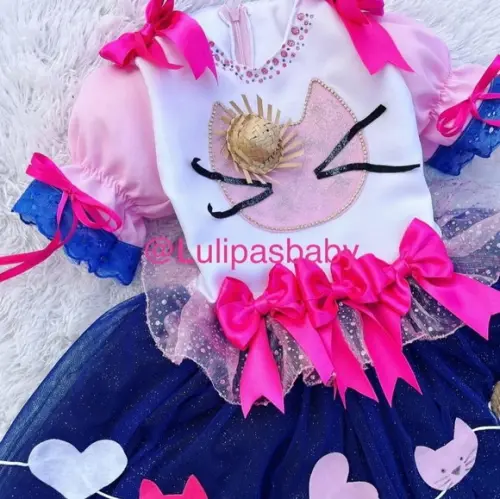 Vestido Junino a Casa Mágica da Gabby