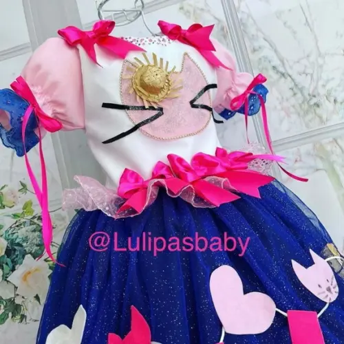 Vestido Junino a Casa Mágica da Gabby