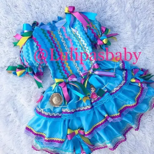 Vestido Junino Infantil