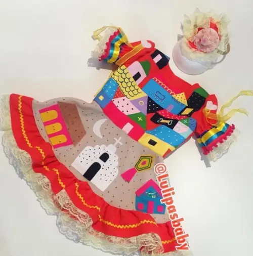 Vestido junino menina