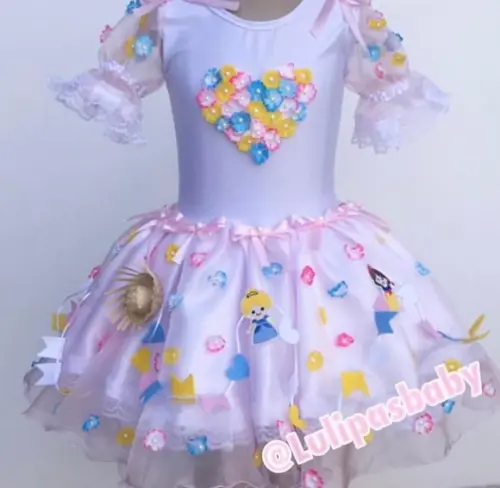 Vestido Junino Noivinha Vestido Caipira Infantil