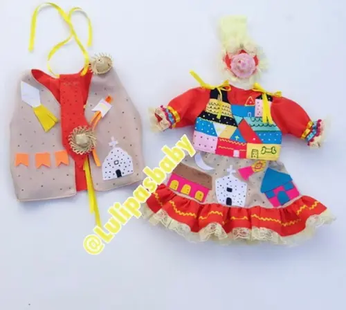Vestido junino menina