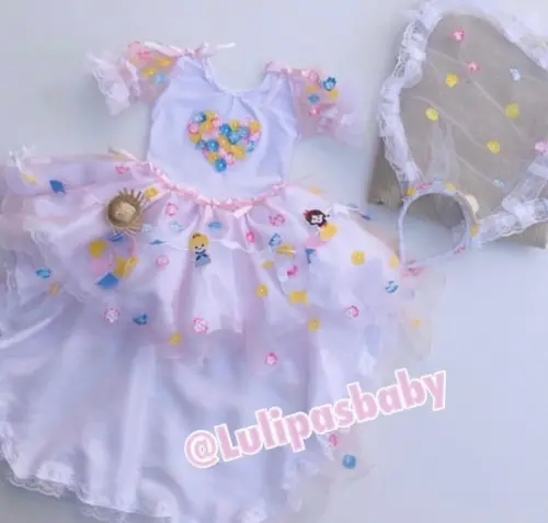 Vestido Junino Noivinha Vestido Caipira Infantil