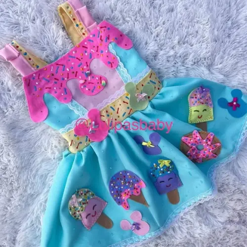 Vestido Minnie Confeitaria Minnie Guloseimas