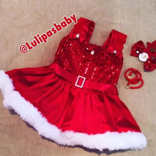 Vestido Natal Brilho
