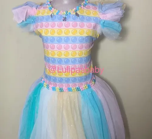 Vestido Pop it luxo