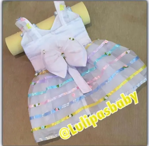 Vestido réveillon Ano Novo infantil reveillon