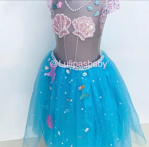 Vestido Sereia Infantil