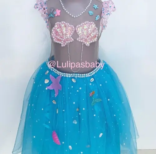 Vestido Sereia Infantil