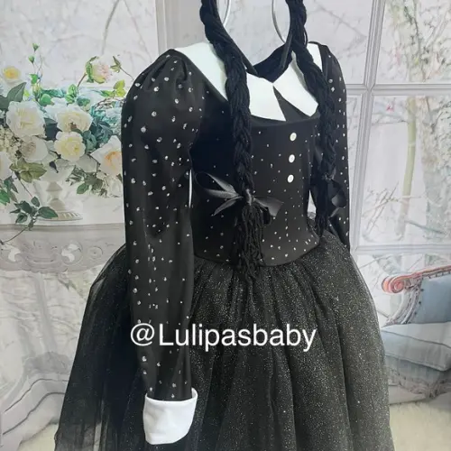 Wandinha Vestido Infantil