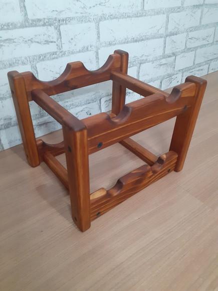 Adega de Vinhos Rack Porta 4 Garrafas Cor Cedro