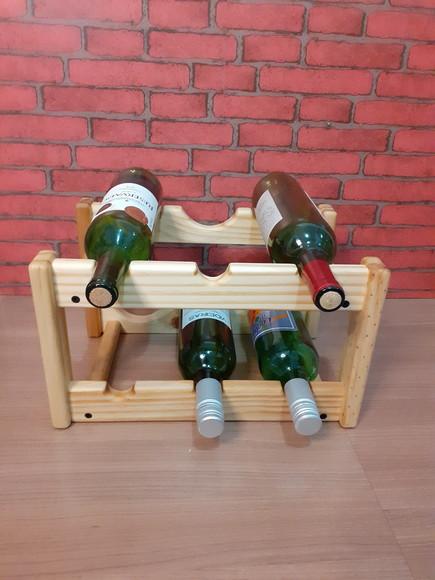 Adega de Vinhos Rack Porta 6 Garrafas Horizontal