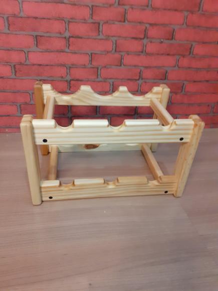 Adega de Vinhos Rack Porta 6 Garrafas Horizontal