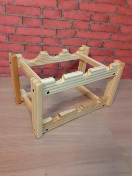 Adega de Vinhos Rack Porta 6 Garrafas Horizontal