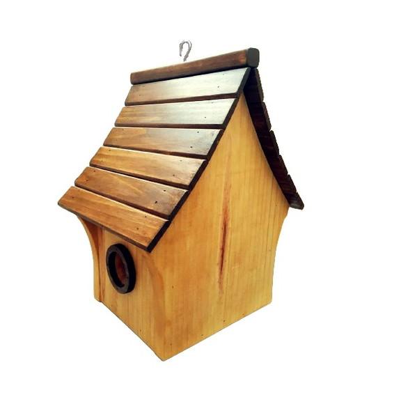 Casinha de Passarinho Madeira Pinus Tratada