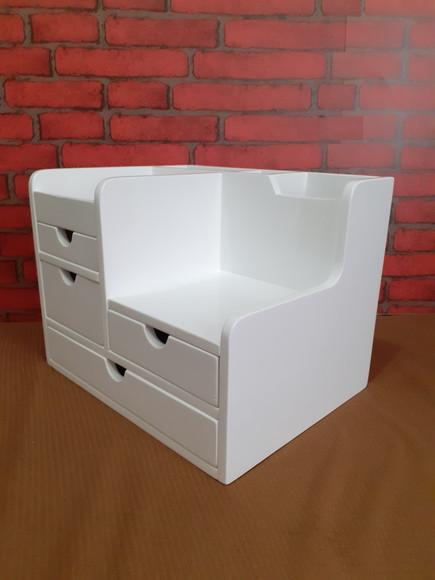 Organizador de Mesa com 4 Gavetas