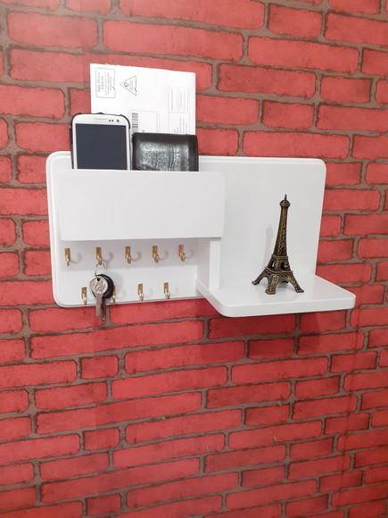 Porta Chaves Cor Branco