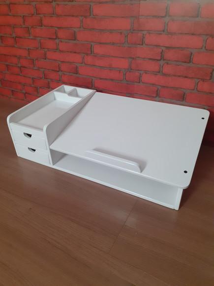 Suporte para Notebook e Porta Treco Cor Branco