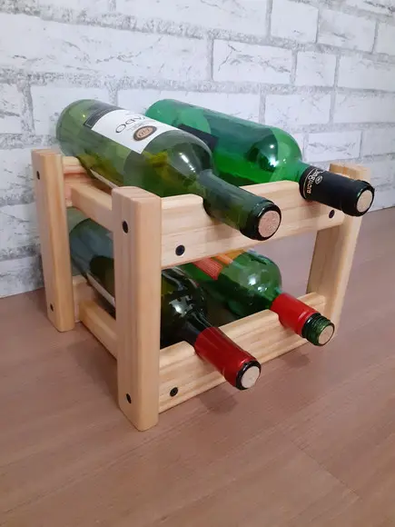 Adega de Vinhos Rack Porta 4 Garrafas