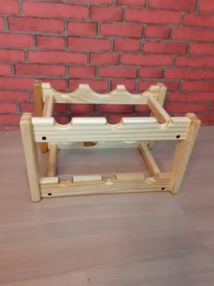 Adega de Vinhos Rack Porta 6 Garrafas Horizontal