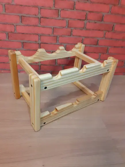 Adega de Vinhos Rack Porta 6 Garrafas Horizontal