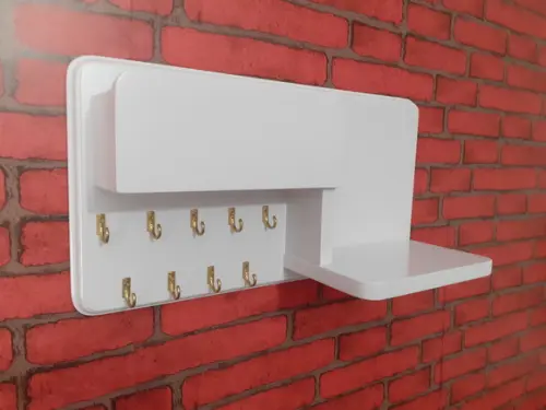 Porta Chaves Cor Branco