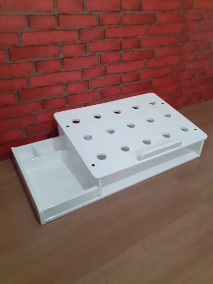 Suporte para Notebook e Porta Treco Branco