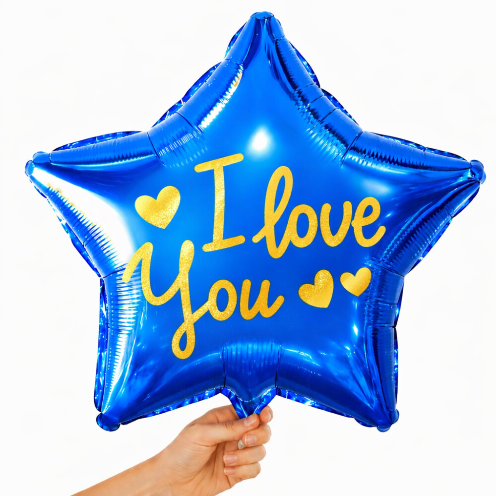 Kit 10 Adesivos Vinil I Love You para balão, bexiga, bubble, c