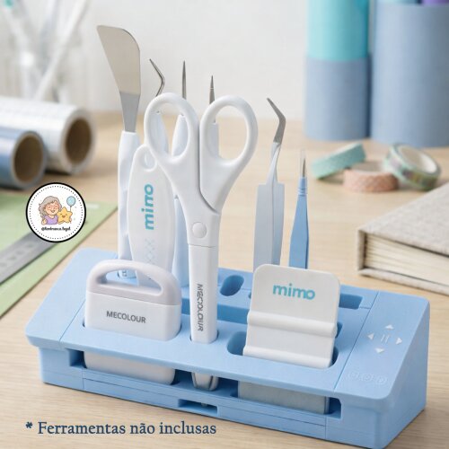 ORGANIZADOR DE FERRAMENTAS PARA SCRAP E PAPELEIRAS
