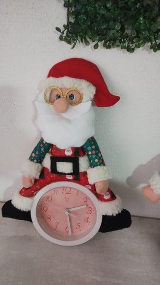 Relógio de Parede de Papai Noel