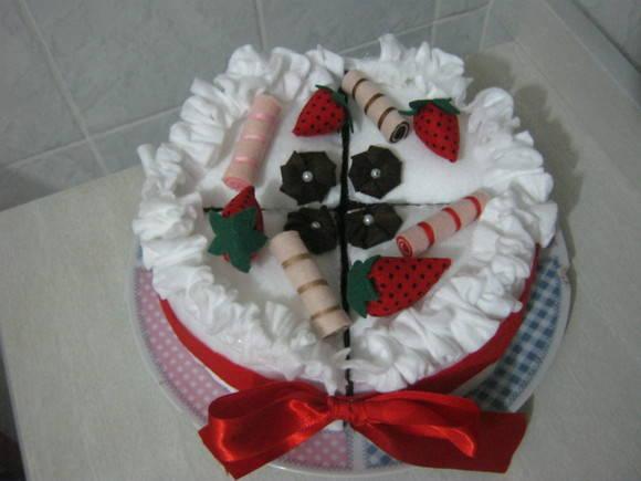 Torta em feltro