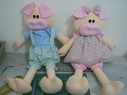bichos fazendinha tecido