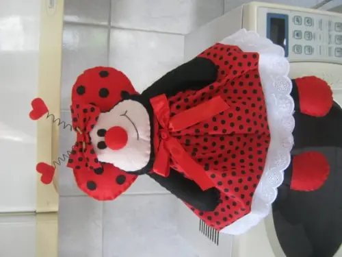 Enfeite cozinha joaninha