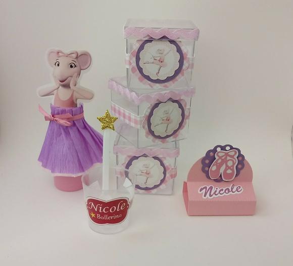 Caixa Acrílico - Angelina Ballerina