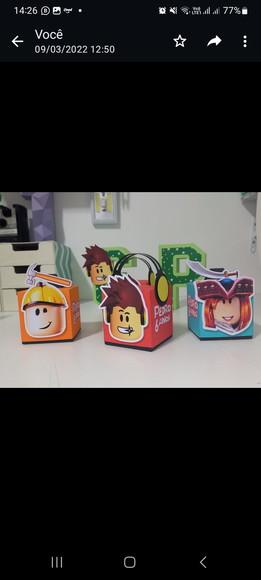 Caixa Cubo Nome - Roblox