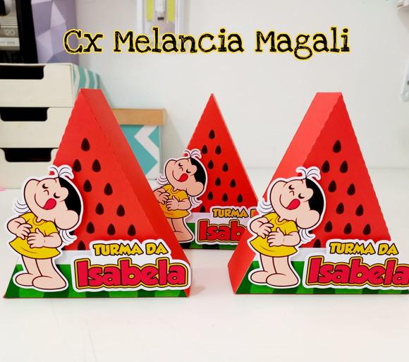 Caixa Melancia Personalizada - Magali