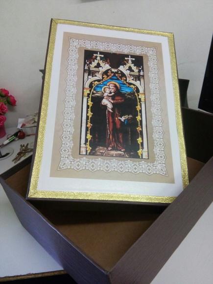 Caixa decorada - Santo Antonio